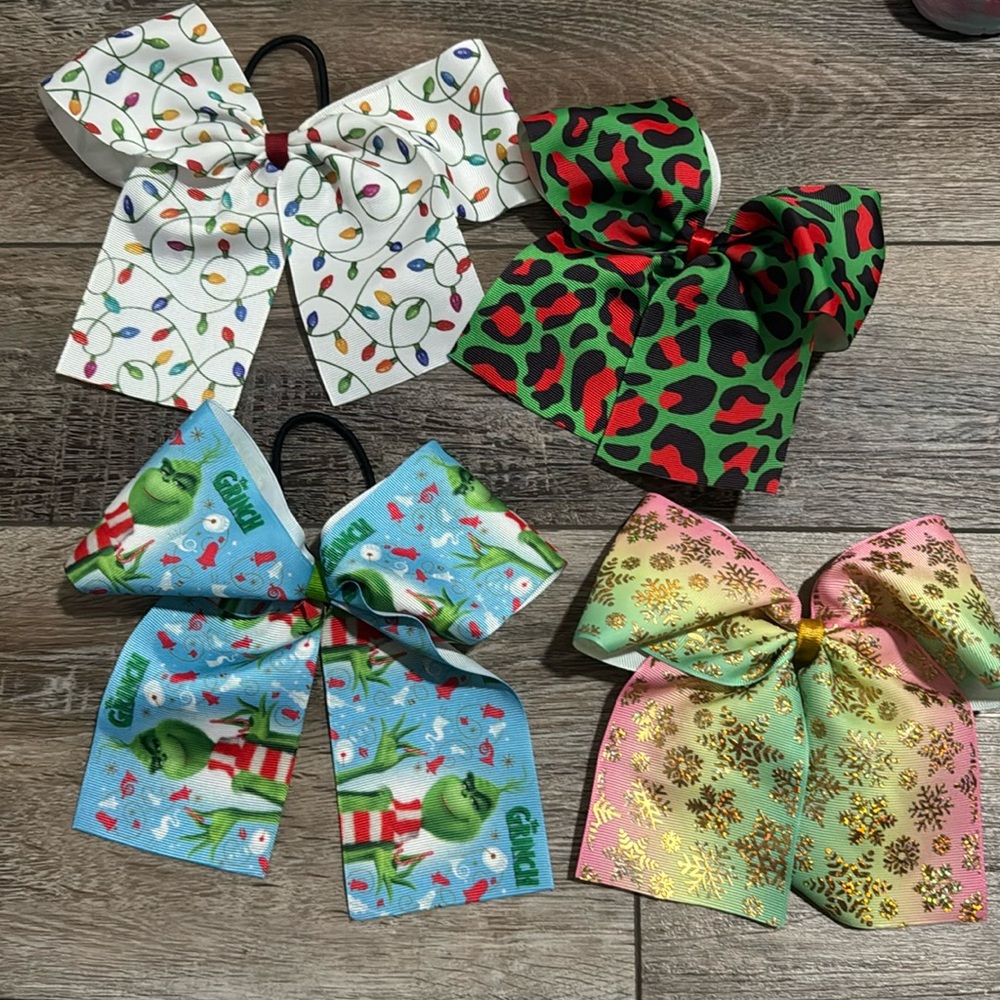 Girls Christmas Bows